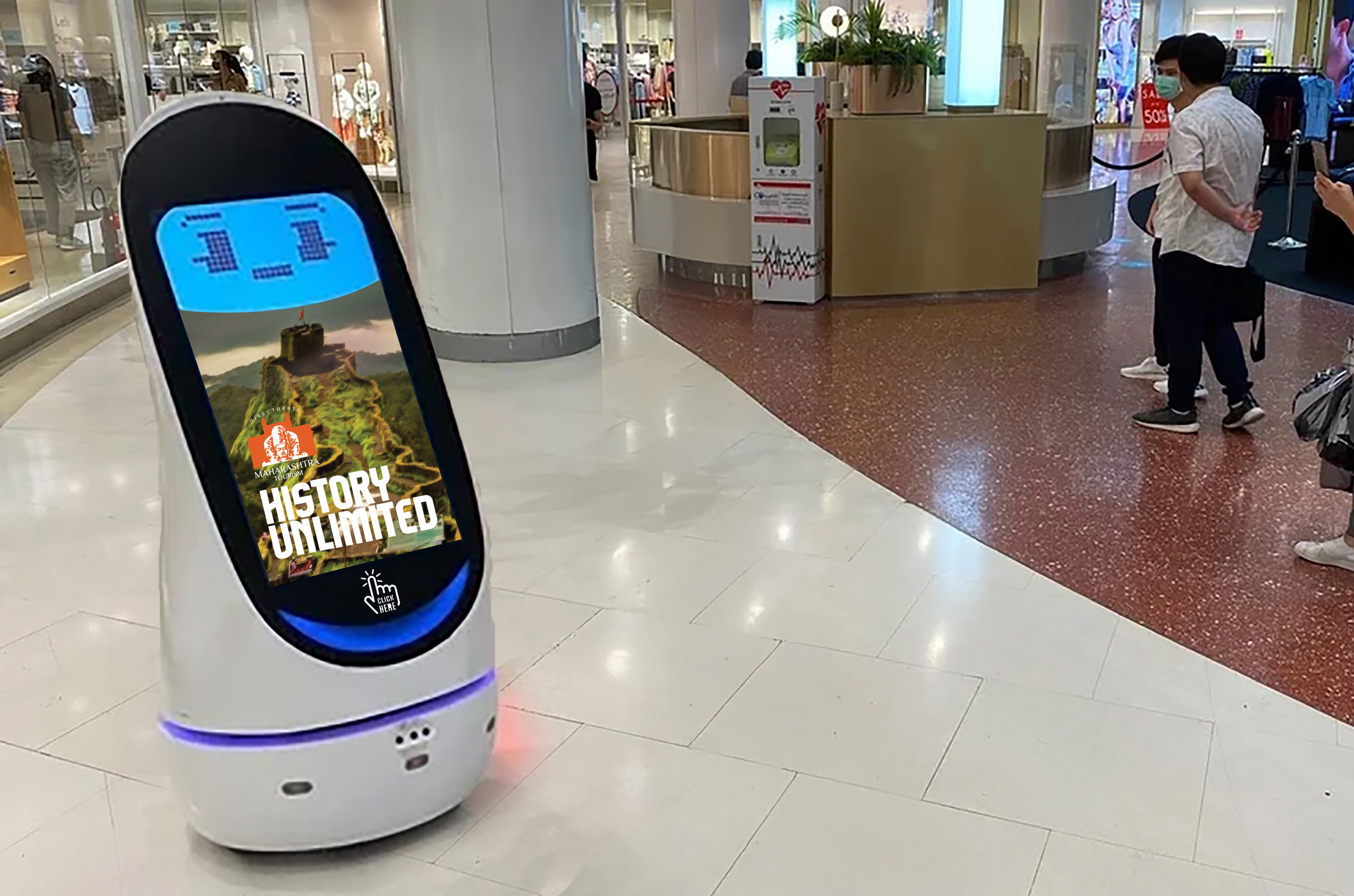 Robot in Mall